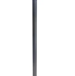 Poteau universel à fixer ou à sceller en aluminium taupe pour clôture Neva Klikstrom, H.183cm