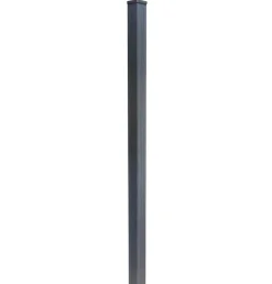 Poteau universel à fixer ou à sceller en aluminium taupe pour clôture Neva Klikstrom, H.139cm