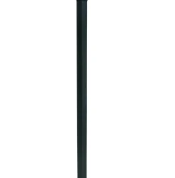 Poteau universel à fixer ou à sceller en aluminium anthracite pour clôture Neva Klikstrom, H.183cm