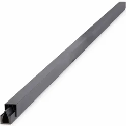 Profilé de départ et profilé de finition en aluminium taupe pour clôture Neva Klikstrom