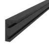 Profil de finition clipsable en composite Neva anthracite L.220 x l.4 x H.5,2 cm