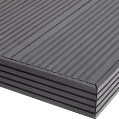 Profil de finition lame de terrasse Neva composite anthracite L.220 x l.5,2cm