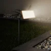 Projecteur à piquer Davern LED intégrée 2000lm IP65 GoodHome noir