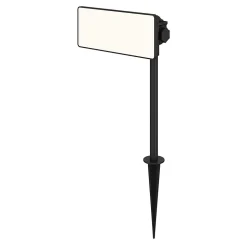 Projecteur à piquer Davern LED intégrée 2000lm IP65 GoodHome noir