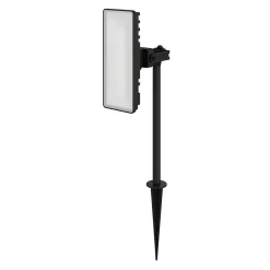 Projecteur à piquer Davern LED intégrée 2000lm IP65 GoodHome noir