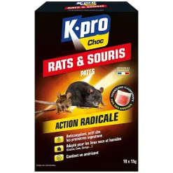 Pât'appât rats et souris Kapo 150g prêt à l'emploi