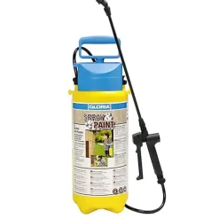 Pulvérisateur à pression Gloria Spray&Paint 5 L, modèle 000101.0000, plastique jaune