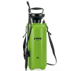 Pulvérisateur de Jardin 8L + Lance 60cm poignée tuyau 1.20m - Pulvérisateur à main Spray et Jet VITO
