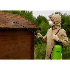 Pulvérisateur de Jardin 8L + Lance 60cm poignée tuyau 1.20m - Pulvérisateur à main Spray et Jet VITO