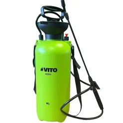 Pulvérisateur de Jardin 8L + Lance 60cm poignée tuyau 1.20m - Pulvérisateur à main Spray et Jet VITO
