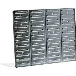 raaco panneau mural ESD pour boîtes de rangement transparentes 520 x 440 x 11 mm