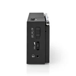 Radio FM 1.5 W Format de Poche Réglage Analogique NEDIS