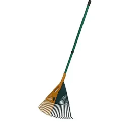 Rateau ramasse feuilles à manche télescopique
