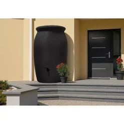 Récupérateur d'eau Jarre Toscan 2000L anthracite