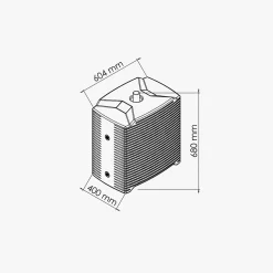Récupérateur d'Eau Modulable 126 L - Extension Horizontale
