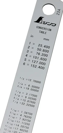 Règle avec butée 15 cm Shinwa 76751