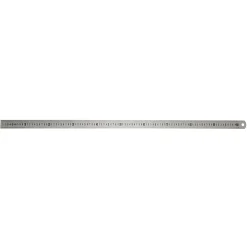Règle de travaux en acier l. 1 m x 35 mm non pliable
