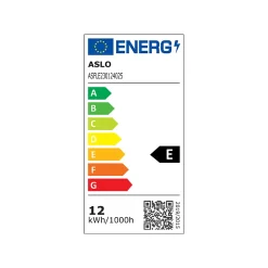 Ruban LED 12W sur Enrouleur 25m - Guirlande Lumineuse Blanche 4000K - Pour Intérieur Extérieur Façade Maison Evènement ASLO