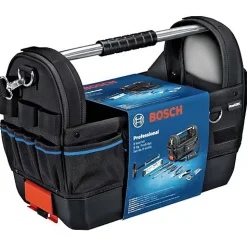 Sacoche à outils Bosch Professional GWT 20 1600A02H5B avec jeu d'outils intégré, noire