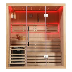 Sauna finlandais Nordica Vapeur V45 (4 à 5 places) - 180 x 130 x H.200