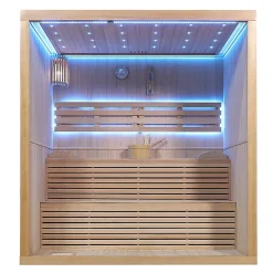 Sauna finlandais Nordica Vapeur V45 (4 à 5 places) - 180 x 130 x H.200