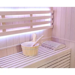 Sauna finlandais Nordica Vapeur V45 (4 à 5 places) - 180 x 130 x H.200