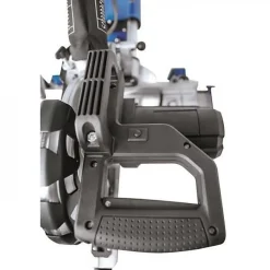 Scie a onglet radiale électrique SCHEPPACH 216 mm HM81LXU - 2000 W - Avec laser, LED et 2 extensions d'appui