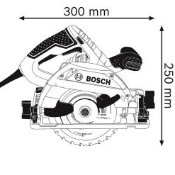 Scie circulaire Bosch Professional GKS 55+ G 1200W