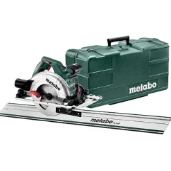 Scie circulaire KS 55 FS METABO avec rail FS160 et coffret - 691064000, 1200 W, filaire