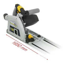 Scie circulaire plongeante CS 165RC Fartools 1200W Ø160mm sur rail de 165cm