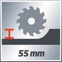 Scie Circulaire Portative 165 mm Einhell TE-CS 165 - Puissante et Pratique 1200 W
