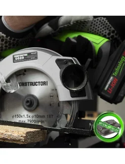 Scie circulaire sans fil 20 V - Sans batterie - Constructor