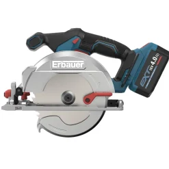 Scie circulaire sans fil Erbauer ERI1085CSW 72W 165mm 1x4Ah