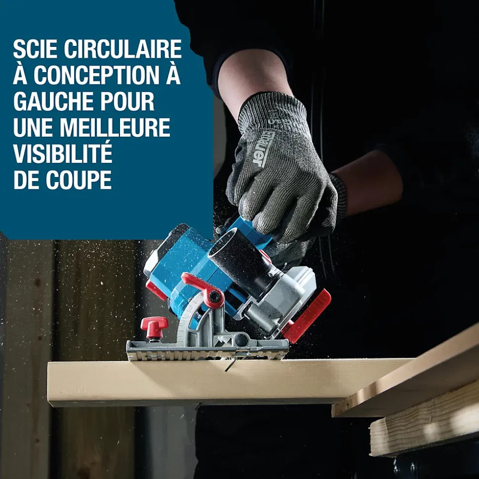 Scie circulaire sans fil Erbauer ERI1085CSW 165mm 18V ( sans batterie)