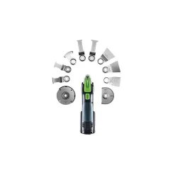Scie oscillante 18V Vecturo OSC 18 E-Basic-Set (sans batterie ni chargeur) + coffret Systainer + accessoires - FESTOOL - 576592