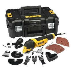 Scie oscillante 300W en coffret T-STAK + accessoires - DEWALT - DWE315KT-QS