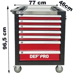 Servante d'atelier DEFPRO 7 Tiroirs Avec 173 outils