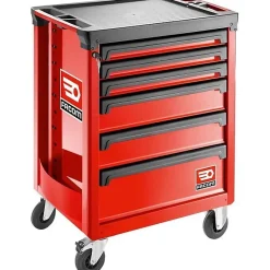 Servante d'atelier vide ROLL FACOM - ROLL.6M3APB - 6 tiroirs - 3 modules par tiroir - Rouge