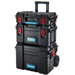 Servante sur trolley Erbauer 1 malette + 2 compartiments