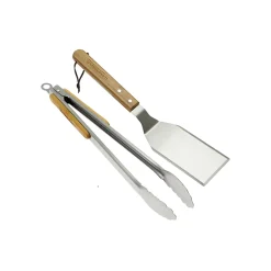 Set 2 ustensiles pour plancha Campingaz (1 spatule et 1 pince)