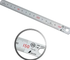 Shinwa Règle 15 cm - avec graduation fine de 0,5mm, 13005