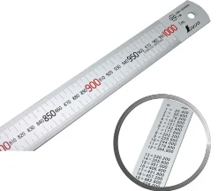 Shinwa Règle 100 cm - avec graduation fine de 0,5mm, 13048