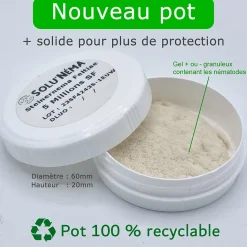 Solunéma - Nématodes contre la Mouche du Terreau - 5 millions Steinernema Feltiae (SF) - Traitement pour 25 pots soit environ 10m²