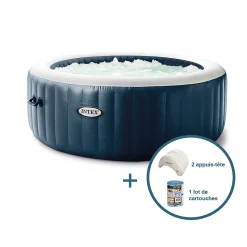 Spa gonflable Intex bleu marine 4 places
