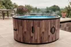 Spa Nordik gonflable 150 cm de diamètre 800 litres moteur 2240 W 2 à 4 personnes massage 140 jets Coco Spa