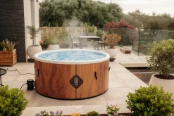 Spa Tahiti gonflable 150 cm de diamètre 800 litres moteur 2240 W 2 à 4 personnes massage 140 Jets Coco Spa