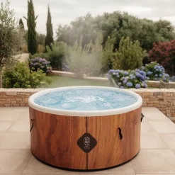 Spa Tahiti gonflable 150 cm de diamètre 800 litres moteur 2240 W 2 à 4 personnes massage 140 Jets Coco Spa