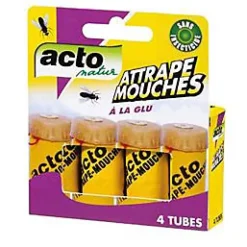 Spirales anti-mouches Acto, 4 pièges
