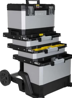 Stanley Servante d'atelier 63L bi-matière sur roulettes FatMax