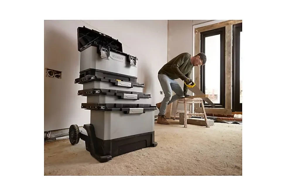 Stanley Servante d'atelier 63L bi-matière sur roulettes FatMax